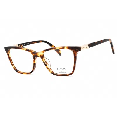 Tous Ladies Brown Rectangular Eyeglass Frames Vtob29l
