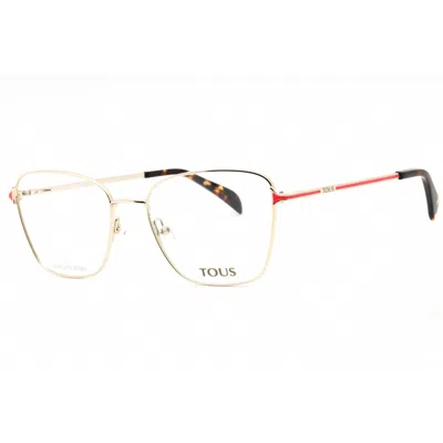 Tous Ladies Gold Tone Cat Eye Eyeglass Frames Vto449
