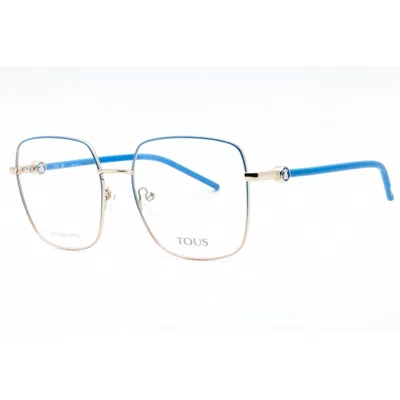 Tous Ladies Gold Tone Rectangular Eyeglass Frames Vto450