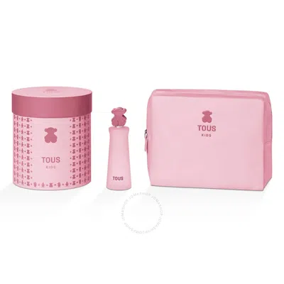 Tous Ladies Kids Girl Gift Set Fragrances 8436603332613 In Pink