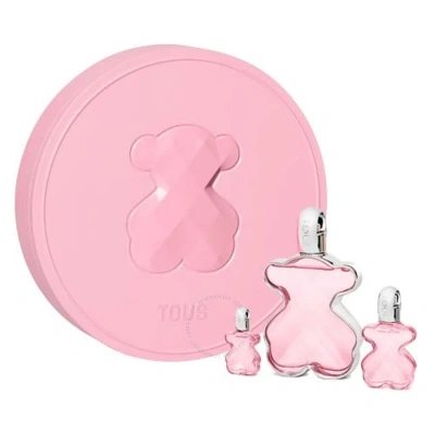 Tous Ladies Loveme Gift Set Fragrances 8436603330886 In Pink