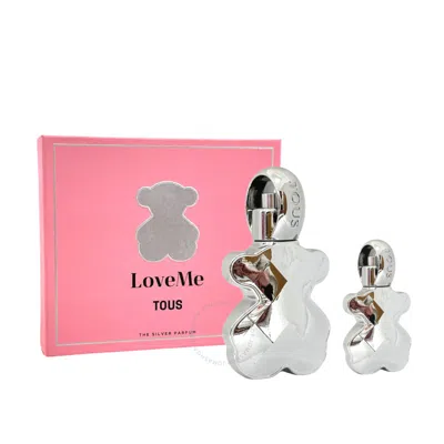 Tous Ladies Loveme The Silver Parfum Gift Set Fragrances 8436603332729 In White