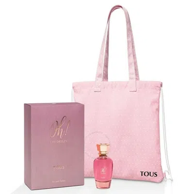 Tous Ladies Oh! The Origin Gift Set Fragrances 8436550506433 In Black / Pink