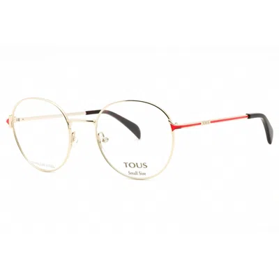 Tous Ladies Rose Gold Tone Round Eyeglass Frames Vto448l