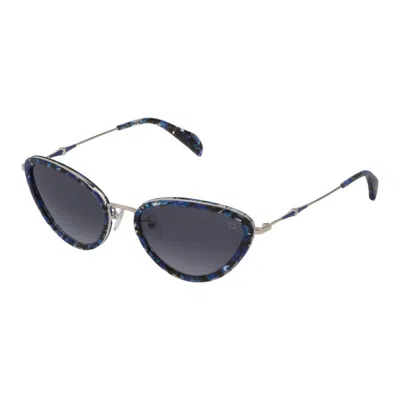Tous Ladies' Sunglasses  Rxzer23  55 Mm Gbby2 In Blue