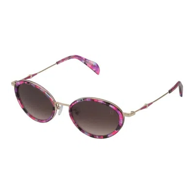 Tous Ladies' Sunglasses  Sto388-510ged  51 Mm Gbby2 In Purple