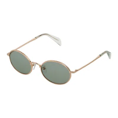 Tous Ladies' Sunglasses  Sto392-52300y  52 Mm Gbby2 In Gold