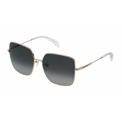 Tous Ladies' Sunglasses  Sto403s-580300  58 Mm Gbby2 In Metallic