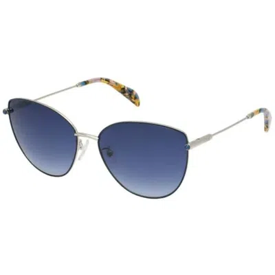 Tous Ladies' Sunglasses  Sto424s580sn9  58 Mm Gbby2 In Blue