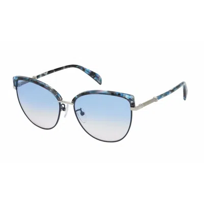 Tous Ladies' Sunglasses  Sto436-570sn9  57 Mm Gbby2 In Blue