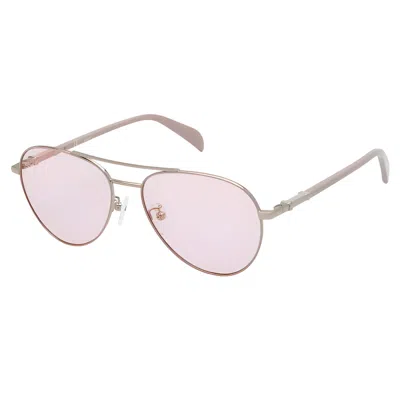 Tous Ladies' Sunglasses  Sto437-560e59  56 Mm Gbby2 In Pink