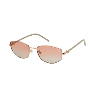 Tous Ladies' Sunglasses  Sto457-5502am  55 Mm Gbby2 In Gold