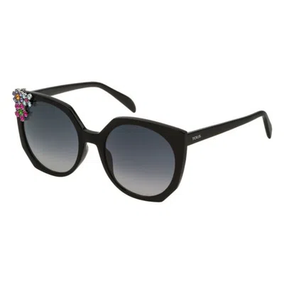 Tous Ladies' Sunglasses  Stoa41s-550700  55 Mm Gbby2 In Black