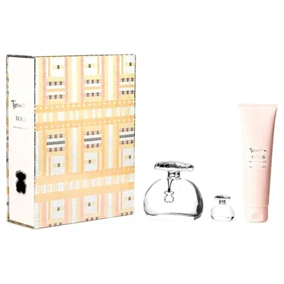 Tous Ladies The Luminous Gold Gift Set Fragrances 8436550507393 In Gold / Pink / Rose Gold