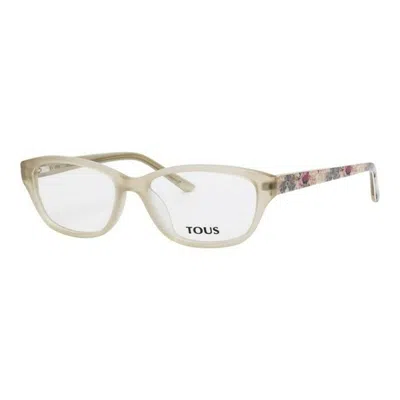 Tous Ladies'spectacle Frame  Vto7675397nm (53 Mm) Beige ( 53 Mm) Gbby2 In Neutral