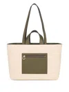 Tous Leather-trimmed Tote Bag In Neutral