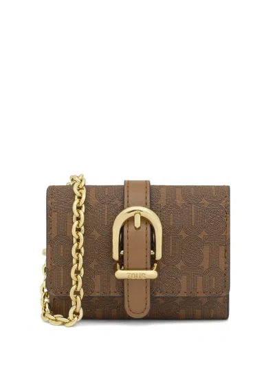 Tous Logo Buckle Cross Body Bag In Brown