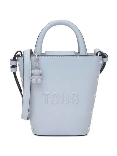 Tous Logo-debossed Tote Bag In Blue
