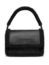 Tous Logo-embossed Shoulder Bag In Black