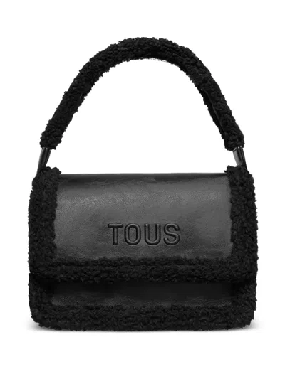 Tous Logo-embossed Shoulder Bag In Black
