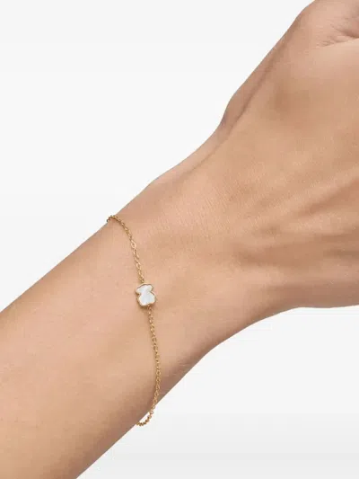 Tous Logo-plaque Bracelet In Metallic