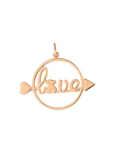 Pre-owned Tous 'love' Pendant In Multicolor
