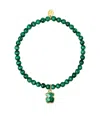 Tous Malachite-bead Bear Bracelet In Green