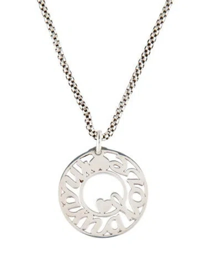 Pre-owned Tous 'mama Love' Pendant Necklace, 18.25" In Multi