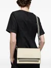 Tous Medium Audree Embossed-logo Two-tone Crossbody Bag In Neutral