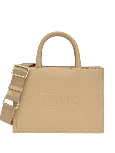 Tous Medium Brenda Embossed Tote Bag In Brown