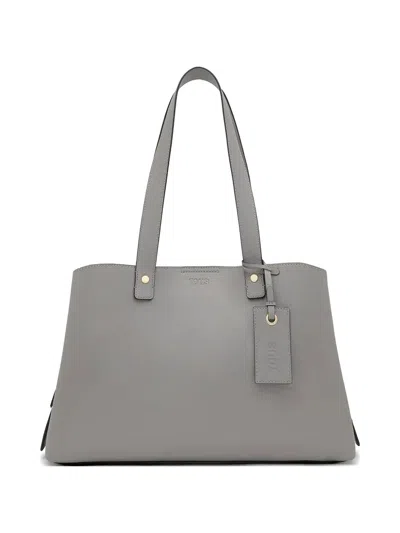 Tous Medium City Shoulder Bag In Gray