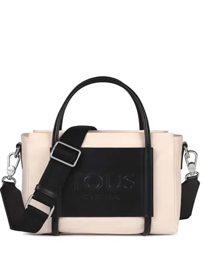 Tous Medium City Tote Bag In Neutral