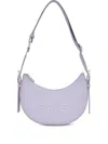 Tous Medium Embossed-logo Shoulder Bag In Purple