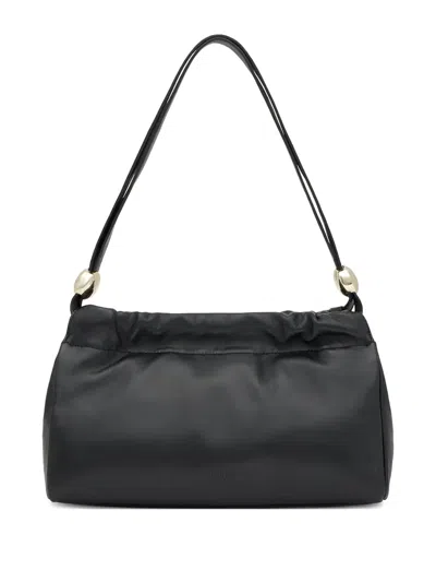 Tous Medium Gloss Gathered Leather Shoulder Bag