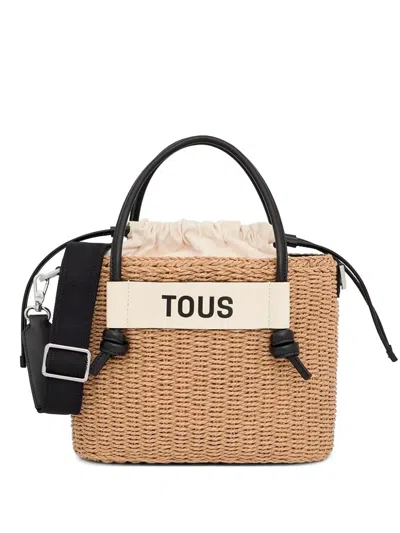 Tous Medium Scoubidou Tote Bag In Neutral