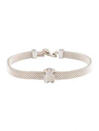 Pre-owned Tous Mesh Bear Bracelet In Multicolor