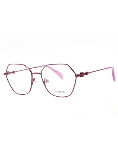 Tous Metal Round Women's Eyeglasses - Vto432 In Pink