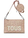 Tous Mini Kaos Evolution Crossbody Bag In Neutral