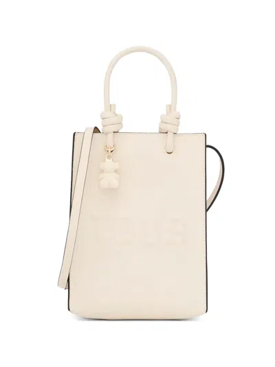 Tous Mini Pop Tote Bag In Neutral