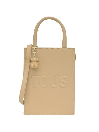 Tous Mini Pop Tote Bag In Nude