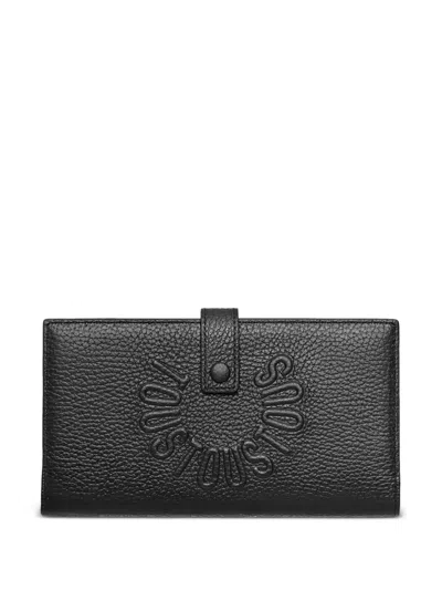 Tous Miranda Embossed-logo Leather Wallet In Black