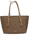 Tous Monogram Buckle Tote Bag In Brown