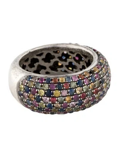 Pre-owned Tous Multicolor Sapphire Ring