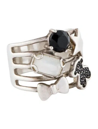 Pre-owned Tous Multi-stone Join Ring