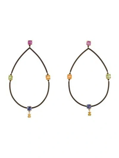 Pre-owned Tous Multistone Titanio Earrings