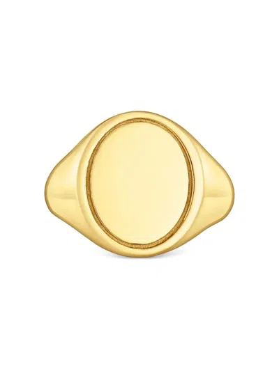 Tous Oval-shaped Signet Ring In Gold