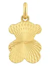 Tous Patterned Bear-shape Pendant In Gold