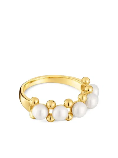 Tous Pearl-embellished Ring In Gold