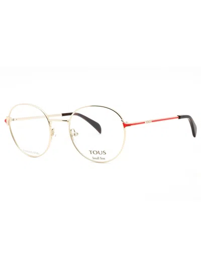 Tous Premium Round Eyeglasses For Women - Model Vto448l In Gold