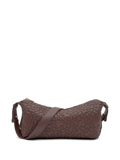 Tous Puffy Bear Embossed Crossbody Bag In Brown